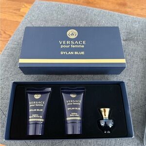 Versace Dylan Blue Pour Femme Gift Box - Navy and Gold Mini